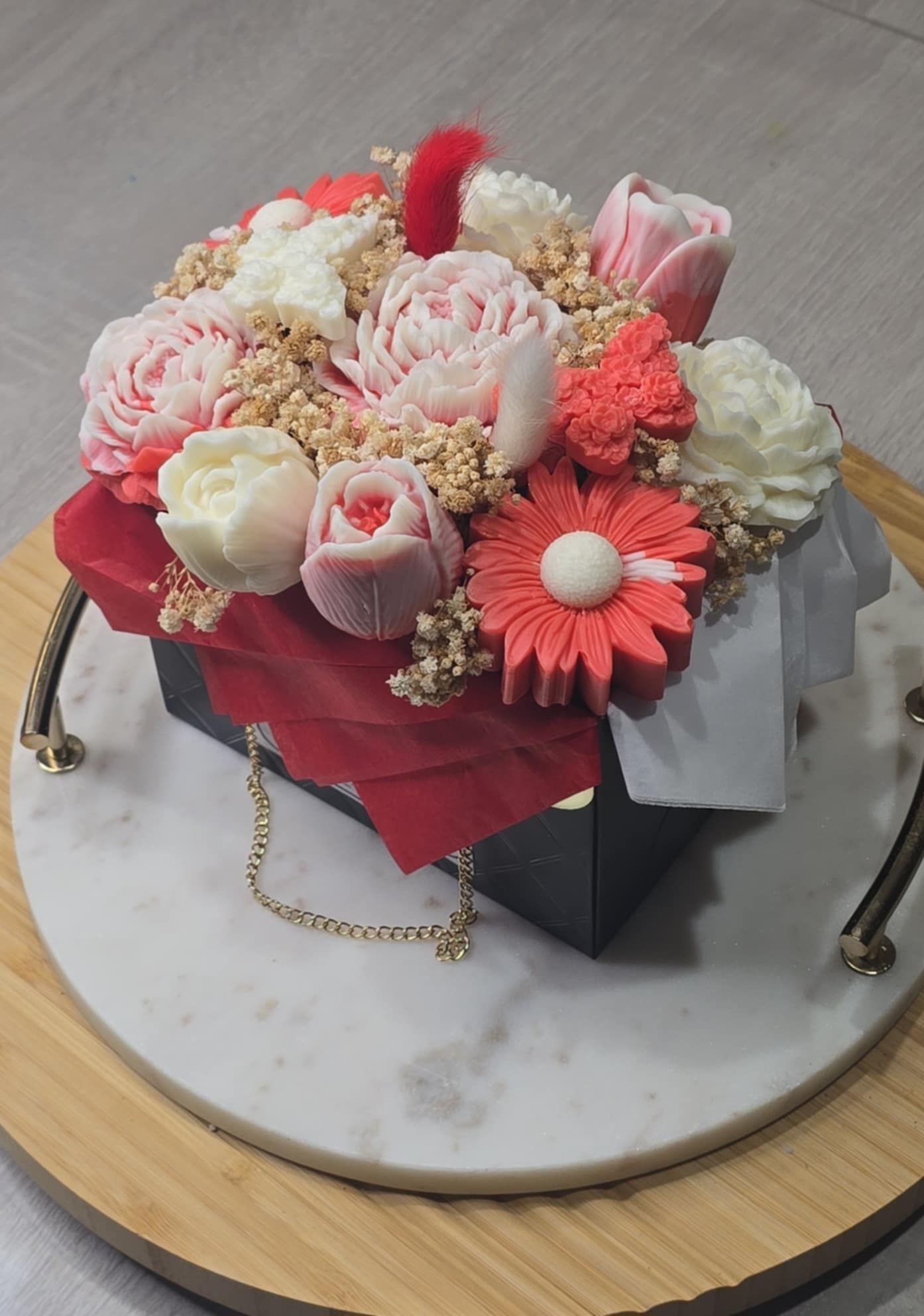 Bouquet de bougies parfumés personnalisable