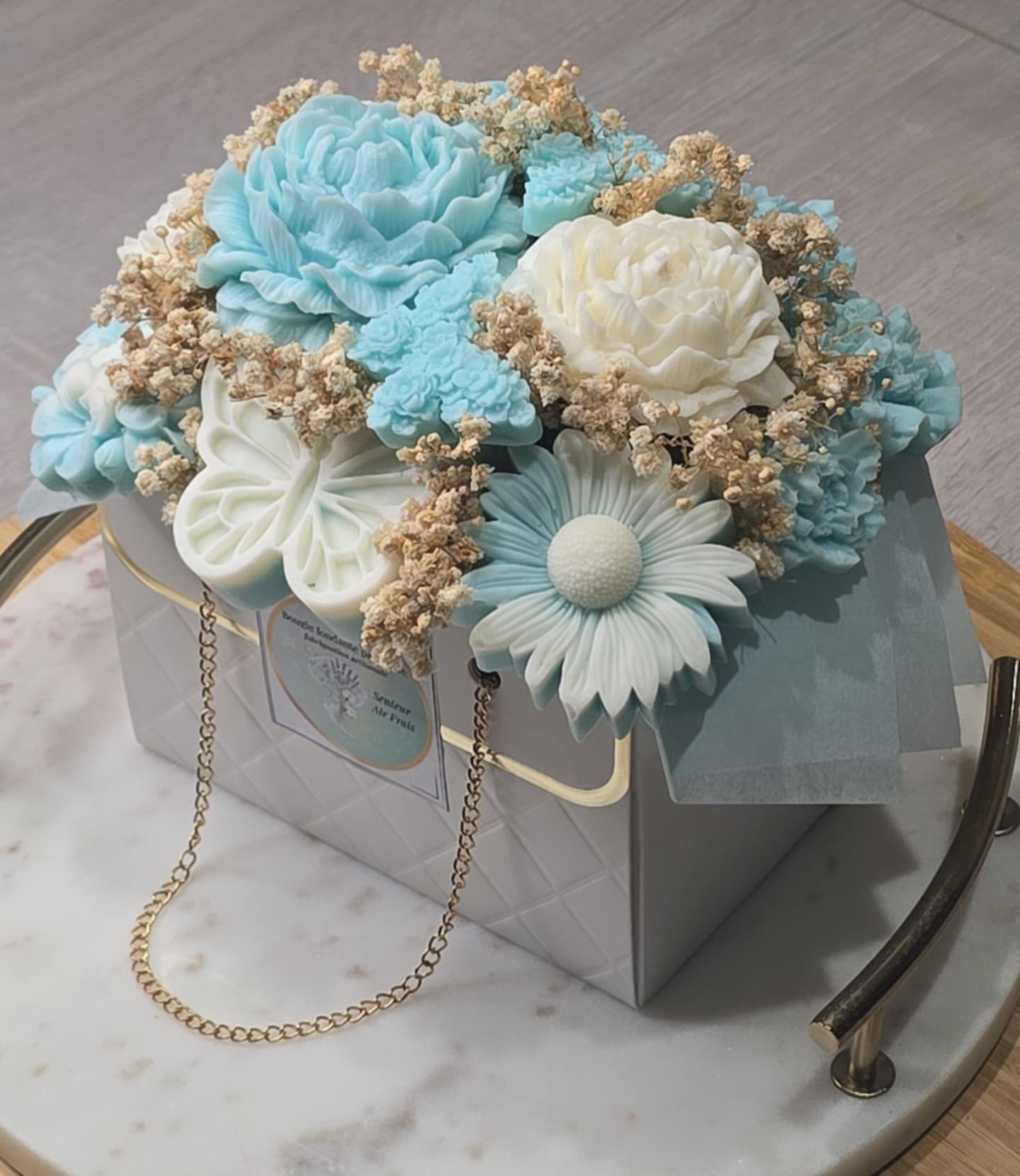 Bouquet de bougies parfumés personnalisable