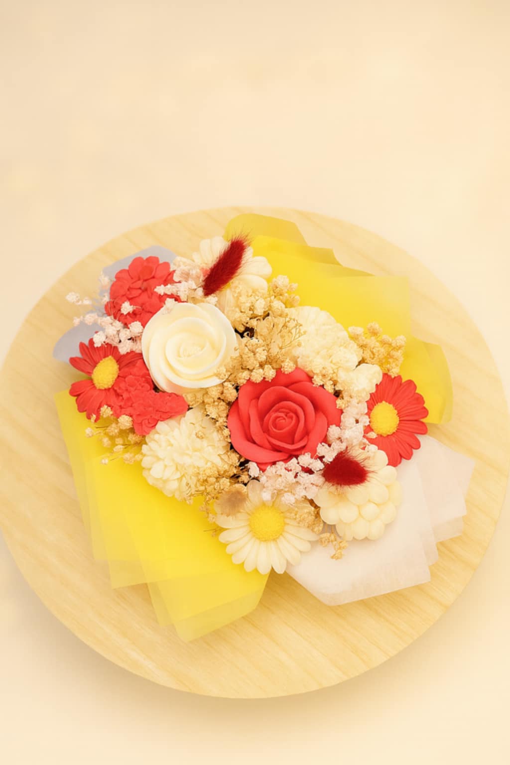 Bouquet de bougies parfumés personnalisable