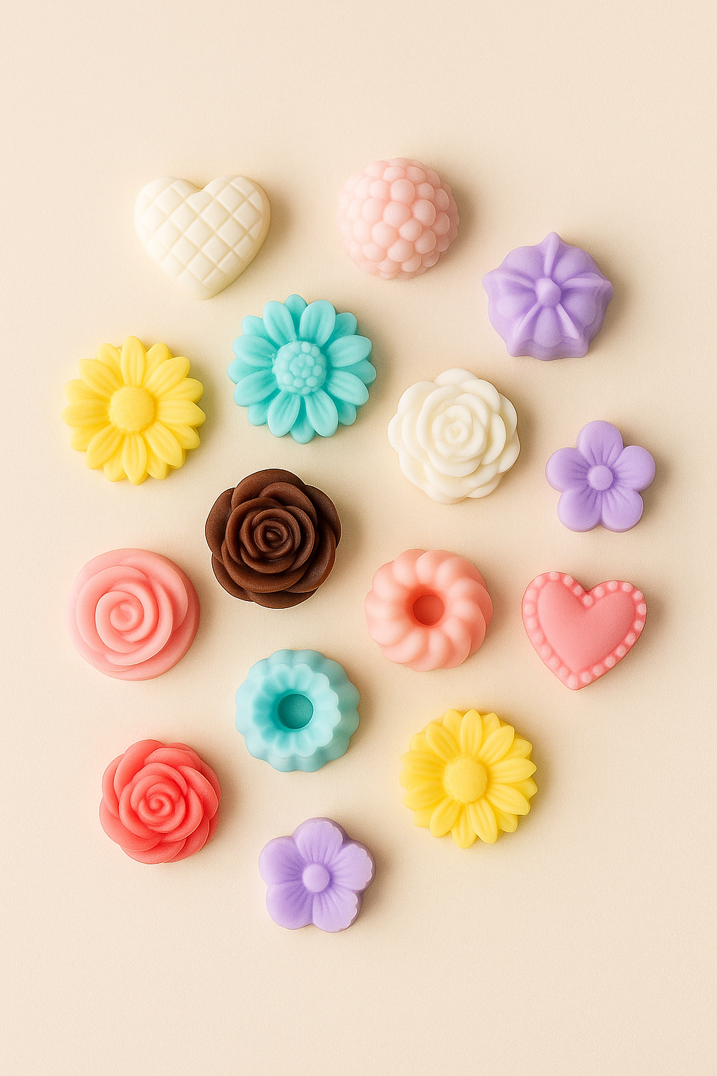 Mini-fondants parfumés en lot x10