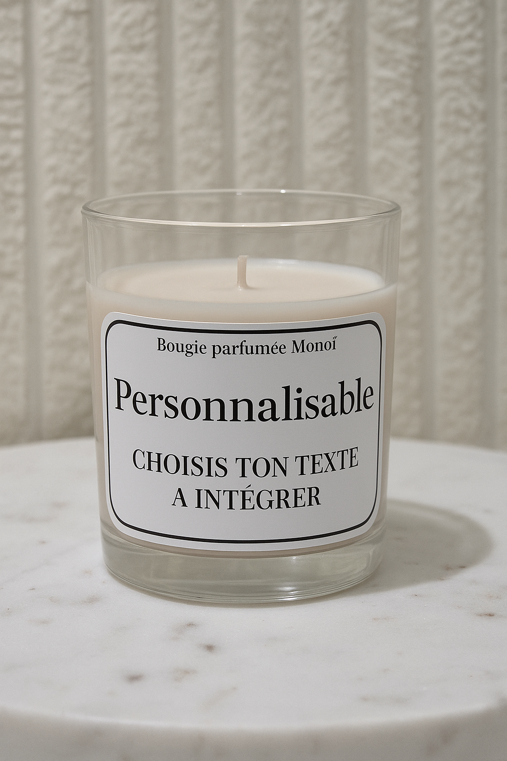 Bougie Personnalisable